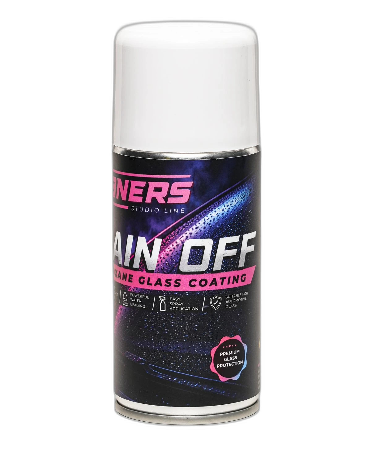 9NERS Rain Off hydrophobic glass coating can